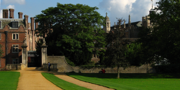 St. John's College, Cambridge, seen from The Backs
