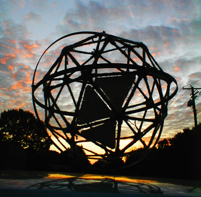 The Philadelphia Fullerine at sunset